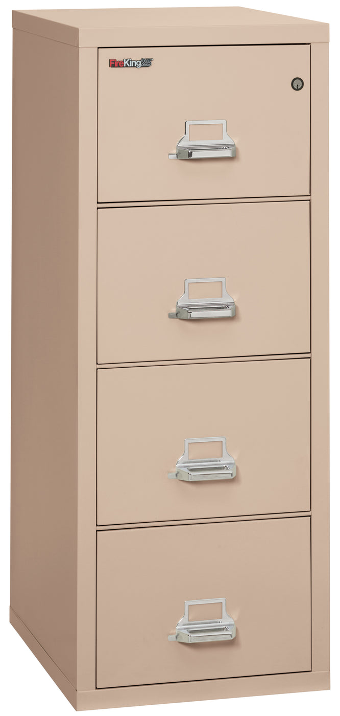 FireKing High Security - 25" Deep Vertical File Cabinet - 2 or 4 Drawers - 11 Colors  2-1825-CPA
