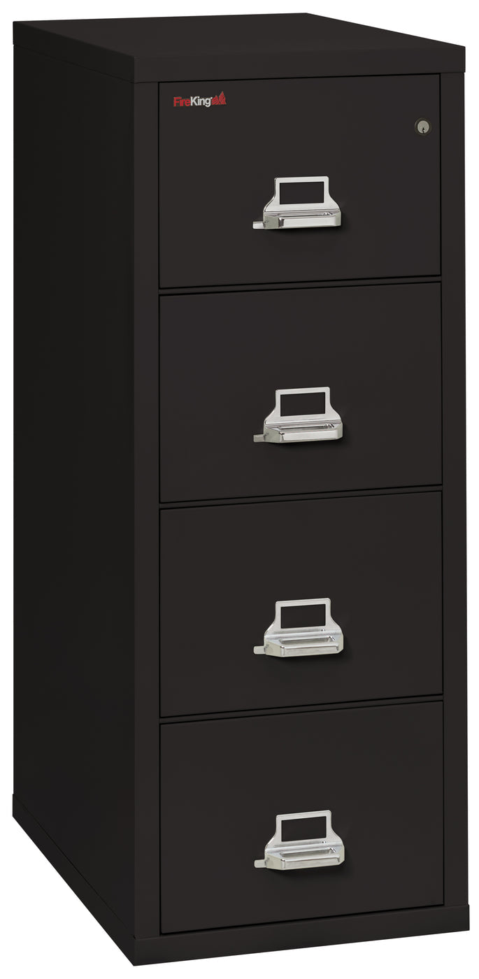 FireKing Classic 31" Vertical File Cabinet - 1-Hour Fire-Rated & High Security - 2, 3, or 4 Drawers - 11 Colors 3-1831-CPA