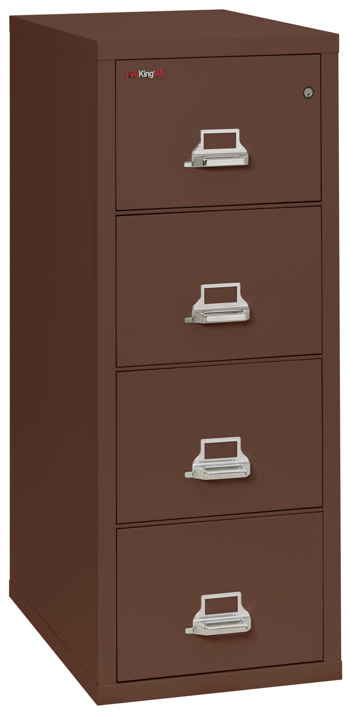 FireKing Classic 31" Vertical File Cabinet - 1-Hour Fire-Rated & High Security - 2, 3, or 4 Drawers - 11 Colors 3-1831-CPA