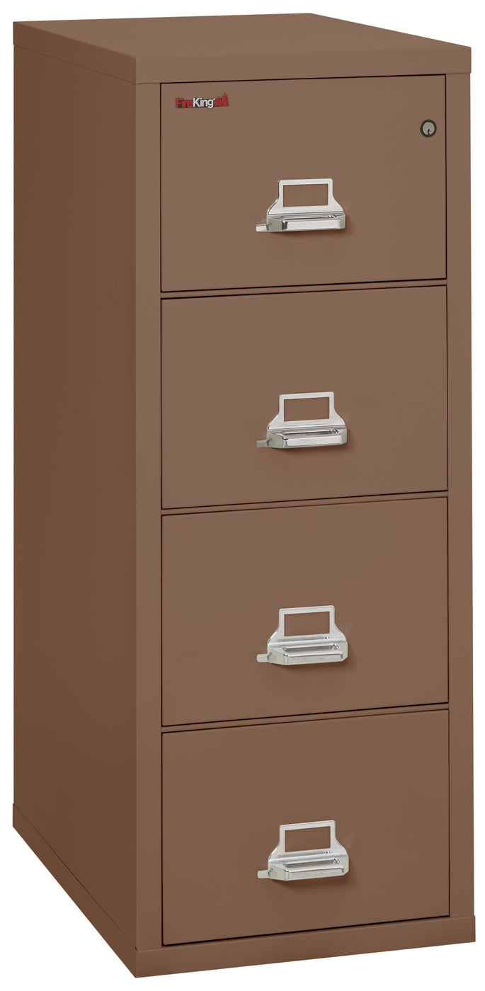 FireKing Classic 31" Vertical File Cabinet - 1-Hour Fire-Rated & High Security - 2, 3, or 4 Drawers - 11 Colors 3-1831-CPA