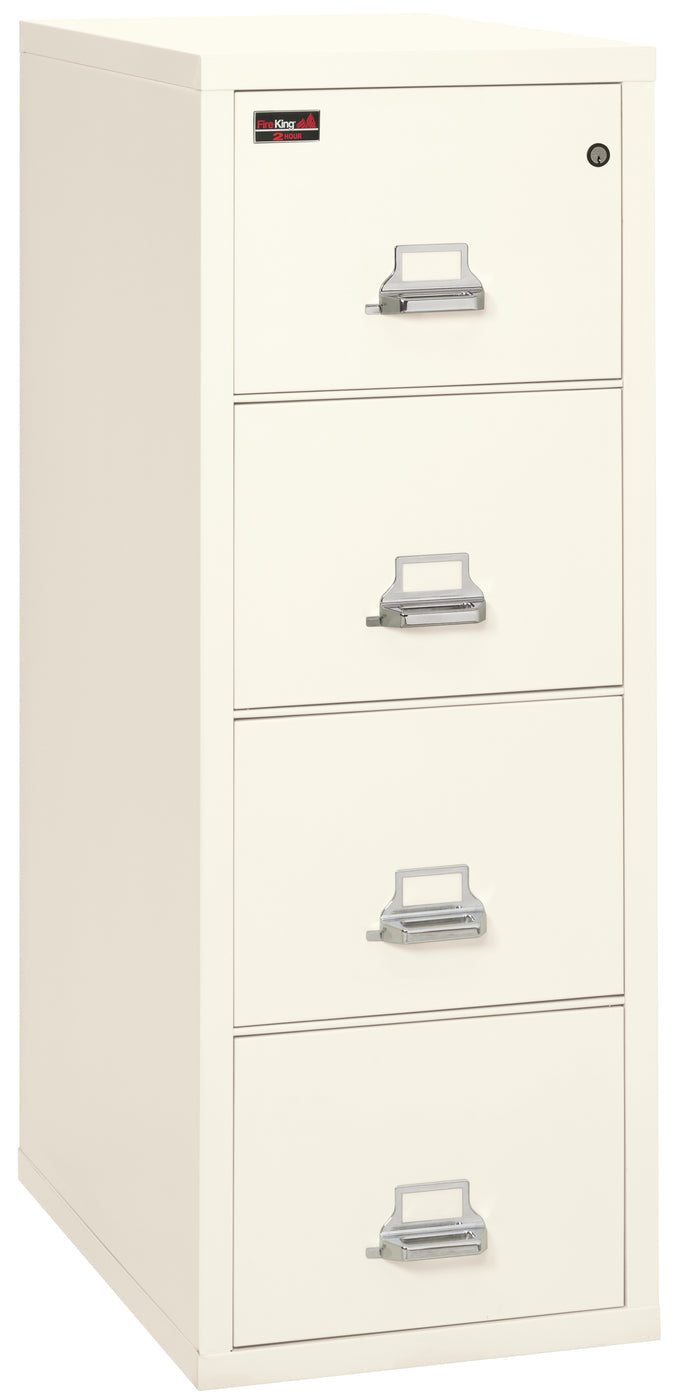 FireKing 2-Hour Fire-Rated Vertical File Cabinet - 2, 3, or 4 Drawers - 11 Colors 2-1929-2BR