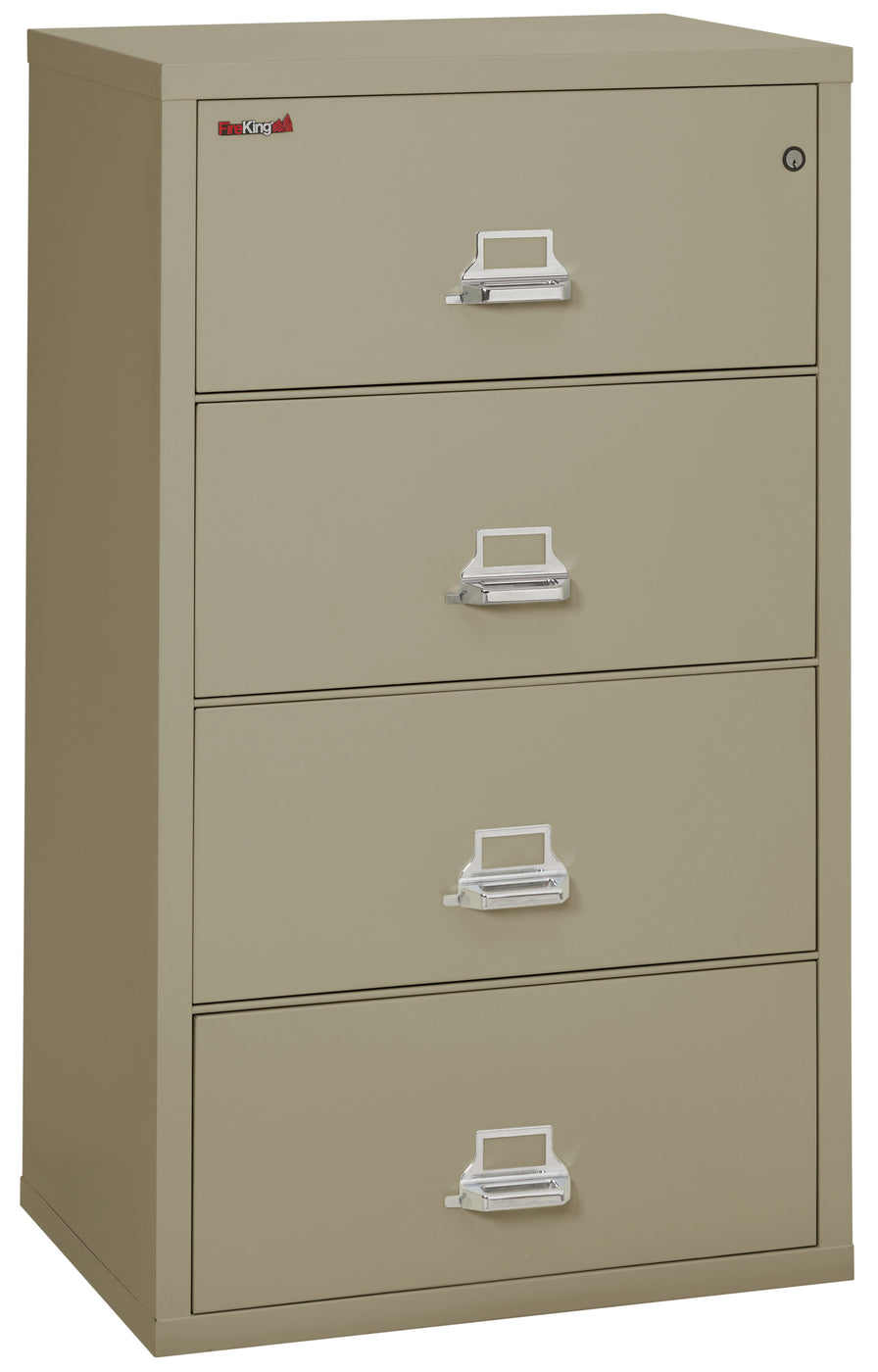 FireKing Classic Lateral File Cabinet - 1-Hour Fire-Rated & High Security - 2, 3, or 4 Drawers - 11 Colors  2-3122-CPA