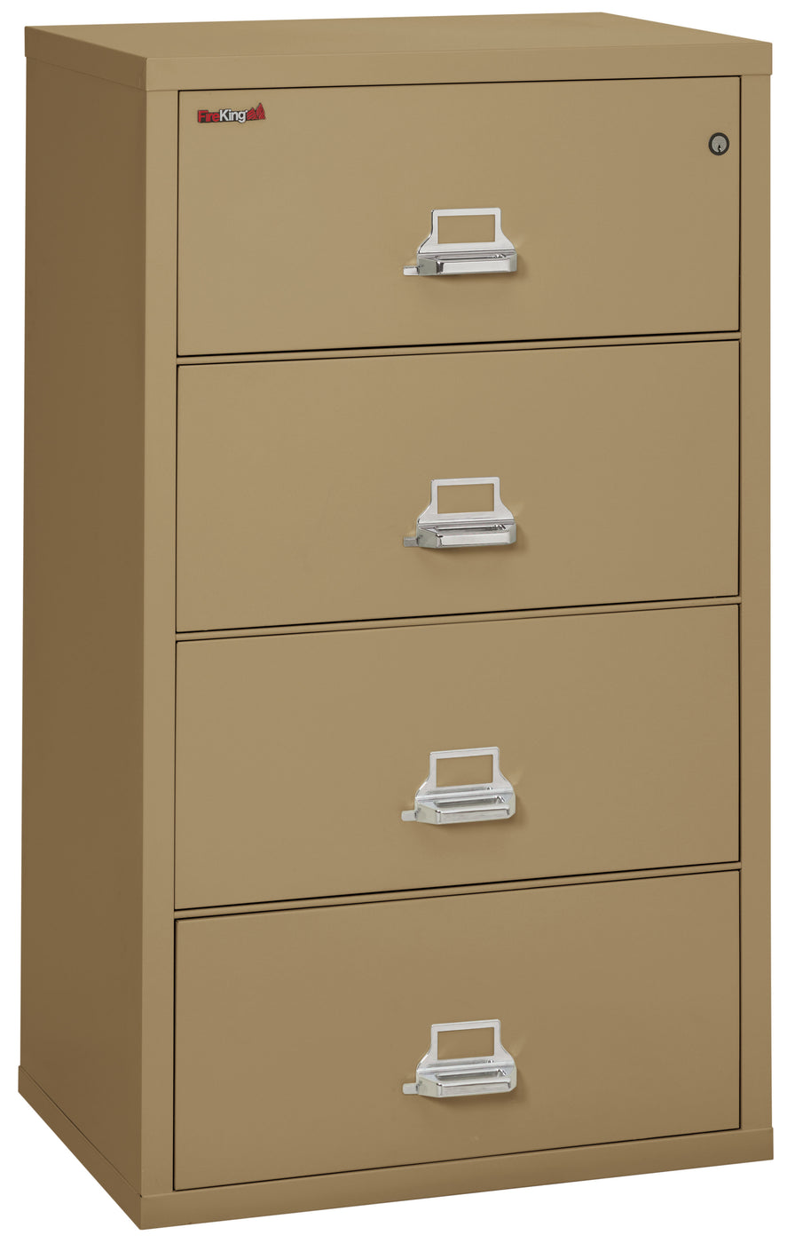 FireKing Classic Lateral File Cabinet - 1-Hour Fire-Rated & High Security - 2, 3, or 4 Drawers - 11 Colors  2-3122-CPA