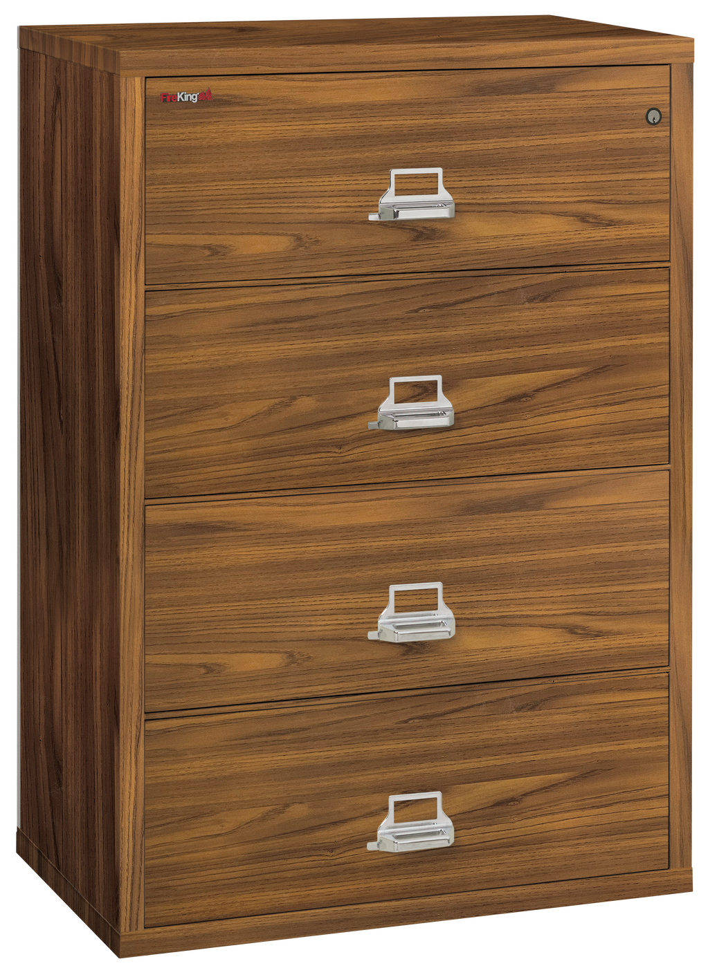 FireKing Designer Series Lateral File Cabinet - 1-Hour Fire-Rated & High Security - 2, 3, or 4 Drawers - 4 Colors