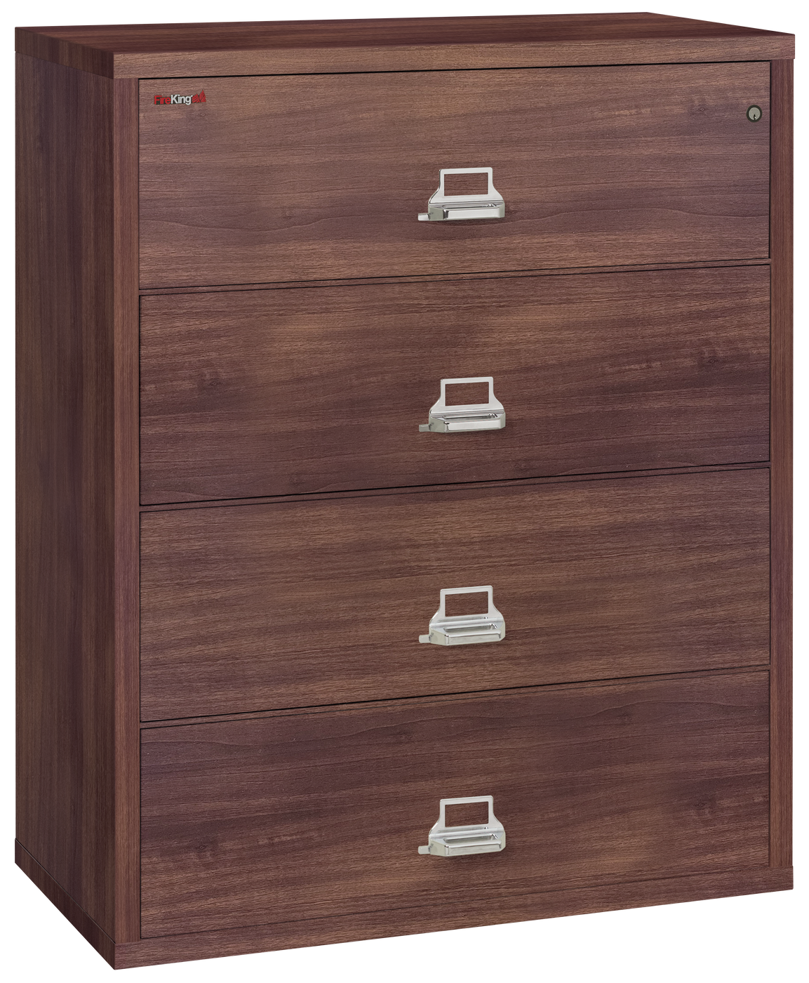 FireKing Designer Series Lateral File Cabinet - 1-Hour Fire-Rated & High Security - 2, 3, or 4 Drawers - 4 Colors