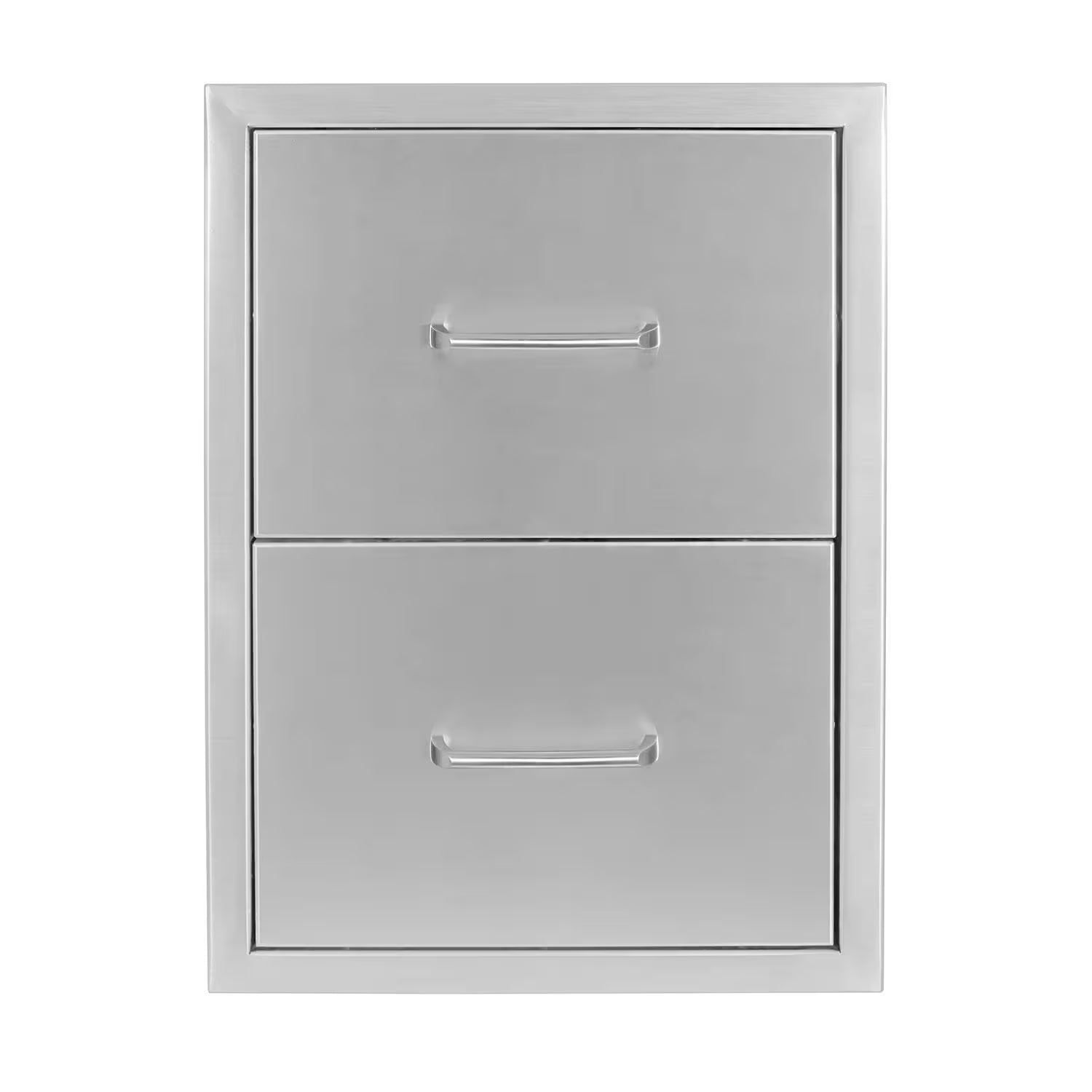 Wildfire 16 X 22 Black 304 SS Double Access Drawer - WFDDW1622-BSS