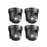 Zosi 4PCS 4K Add-on PoE Security Cameras, Person & Vehicle Detection, C225