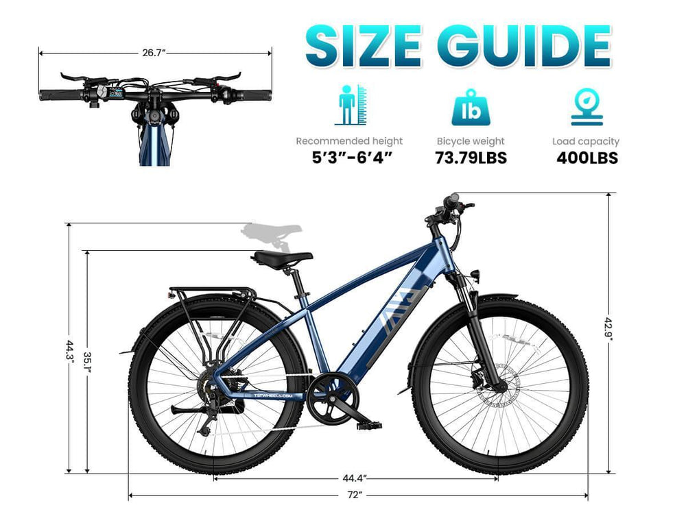 TST Combo Sale Flyer+Surfer 27.5" Commuter Convenience Electric Bike