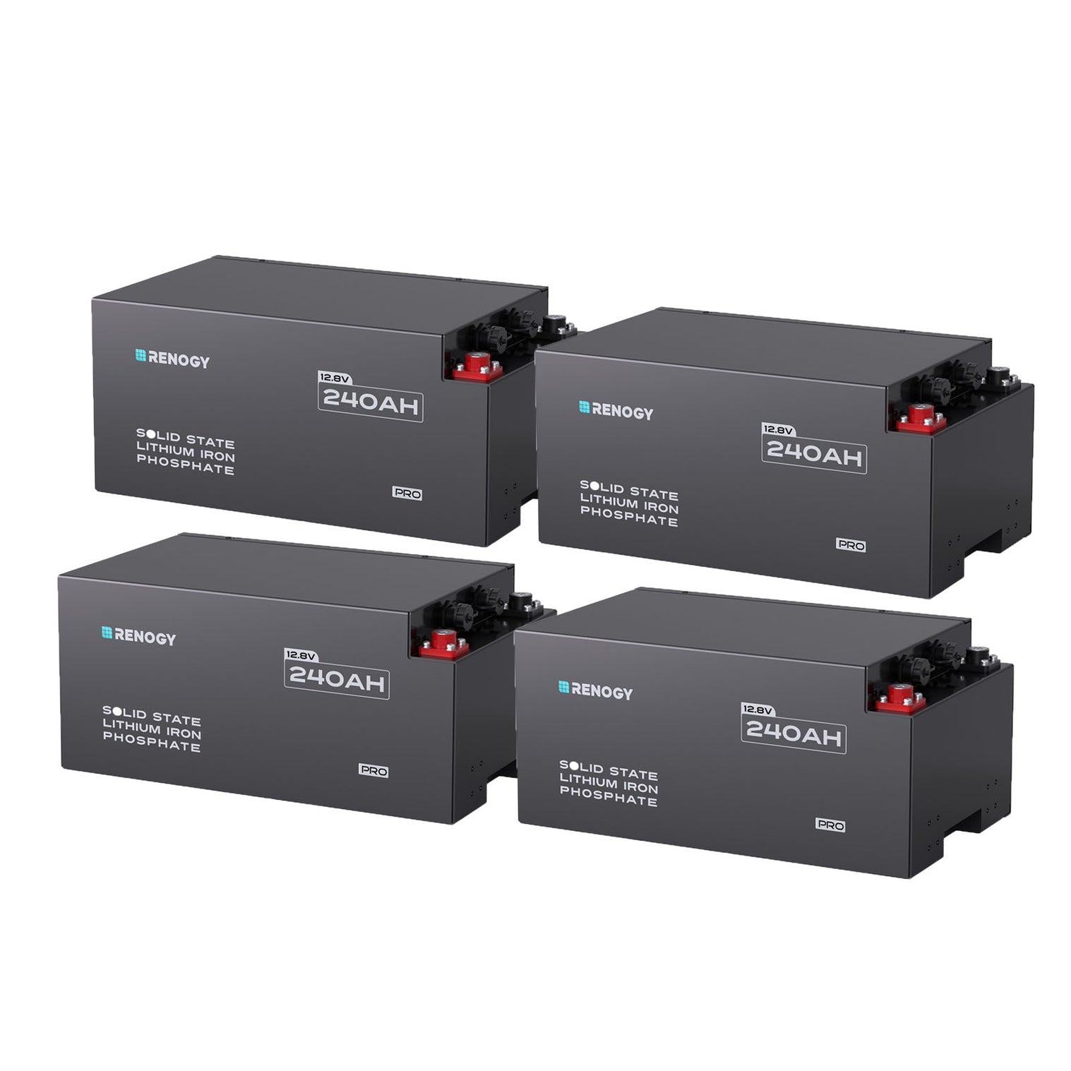 Renogy Pro S1 12V 120Ah / 240Ah LiFePO4 Battery RBT12120LFP-SBH-US