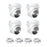 Zosi 4PCS 4K Add-on PoE Security Cameras, Person & Vehicle Detection, C225