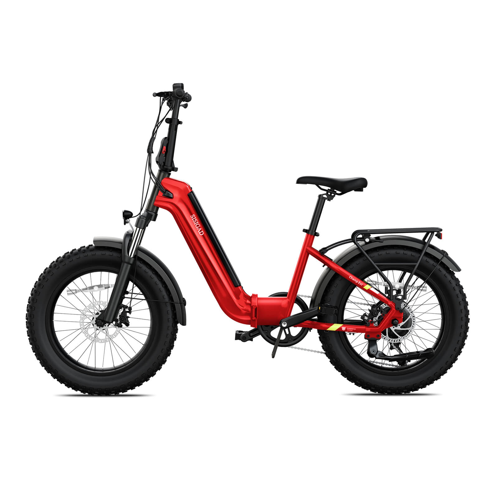 Sisigad 20" Champ Ext Fat Tire Folding Electric Bike