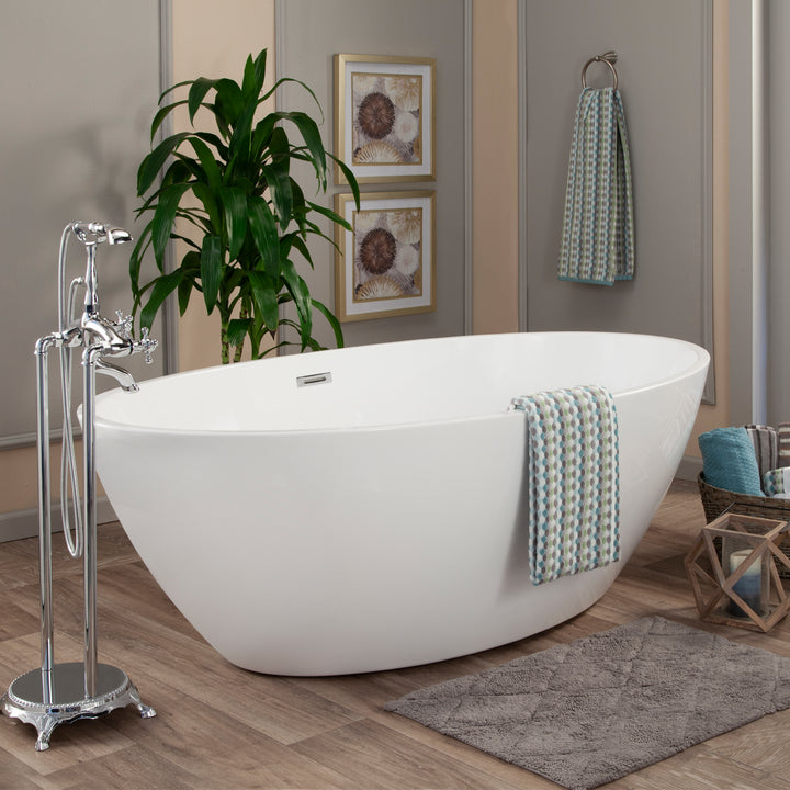 Altair Jolie Freestanding Soaking Acrylic Bathtub