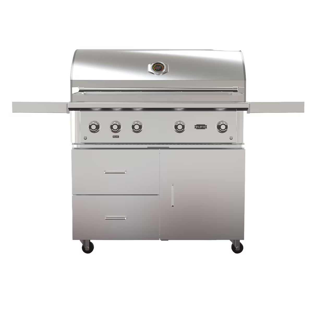 Wildfire Ranch Pro 3 Burner Gas Grill - 304 SS WFPRO36G-SS-LP + WFCART36-SS