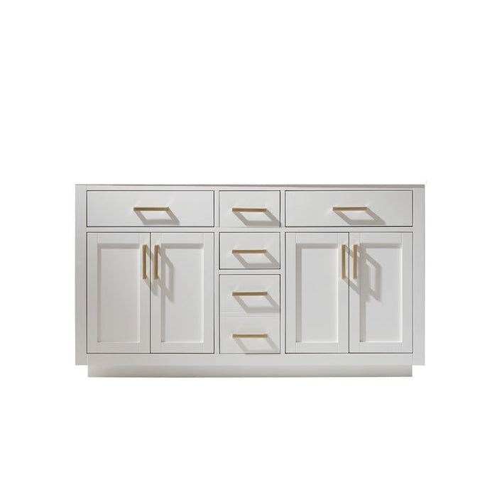 Altair Ivy 60" Double Bathroom Vanity Cabinet Only