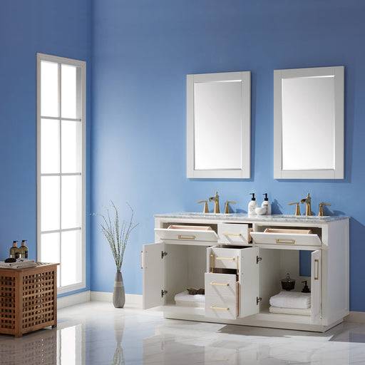 Altair Ivy 60" Double Bathroom Vanity Cabinet Only