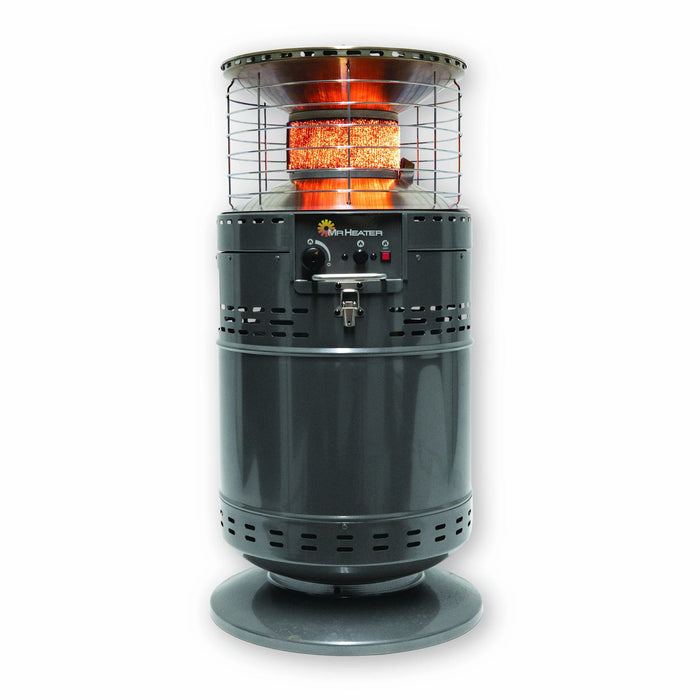 Mr. Heater, Low Profile Propane Heater, Heat Type Radiant, Heat Output 30000 Btu/hour, Heating Capability 1200 ft², Model# F240205