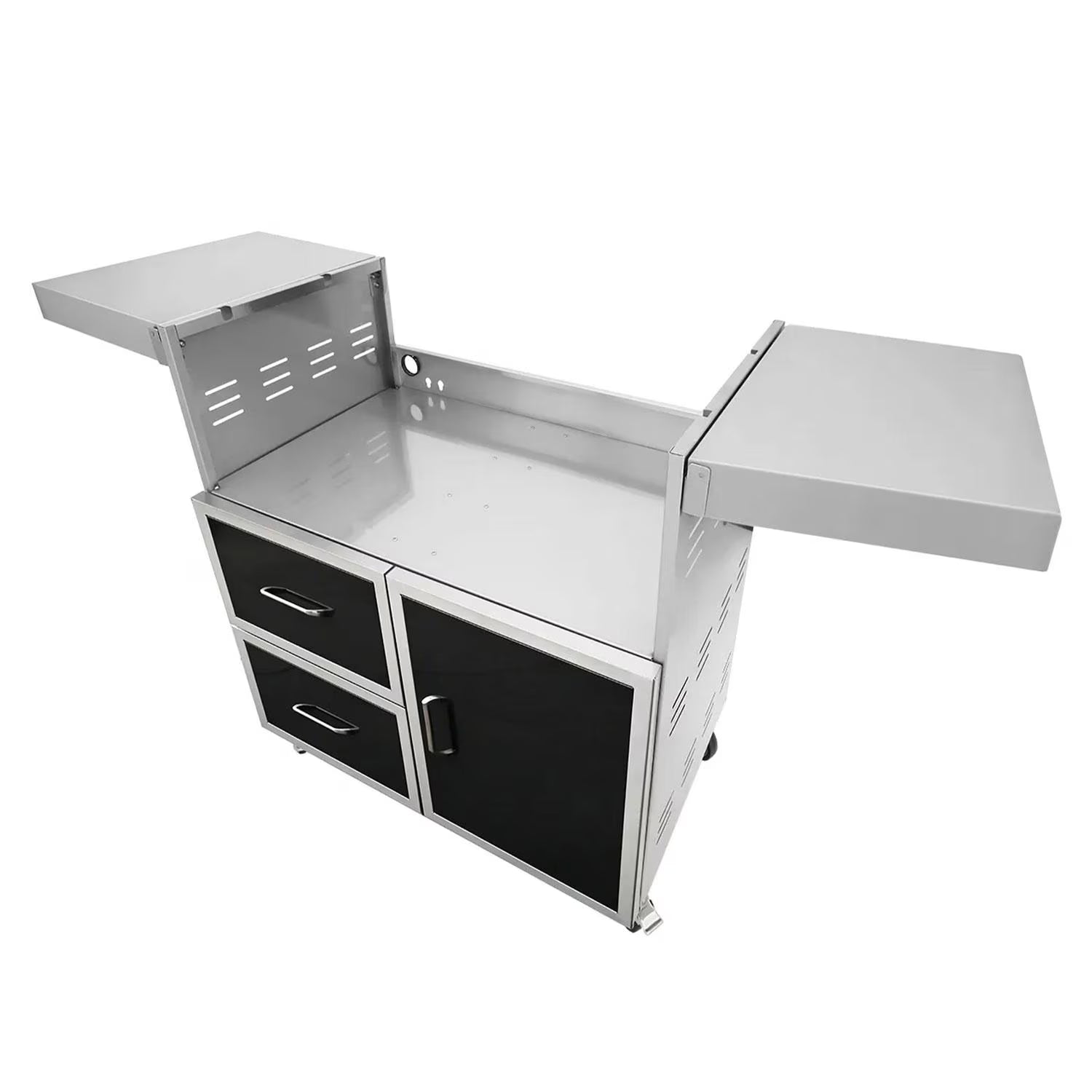 Wildfire Black SS Grill Cart - WFCART42-BSS