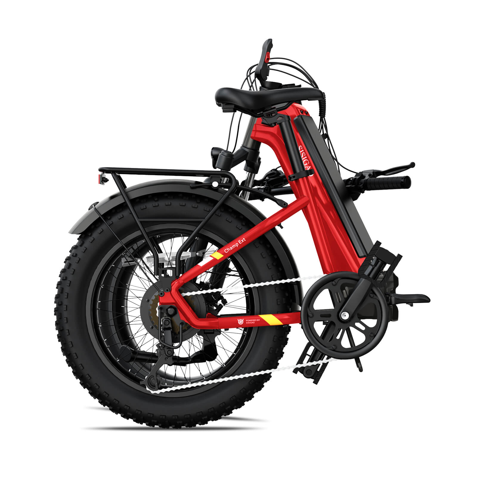 Sisigad 20" Champ Ext Fat Tire Folding Electric Bike
