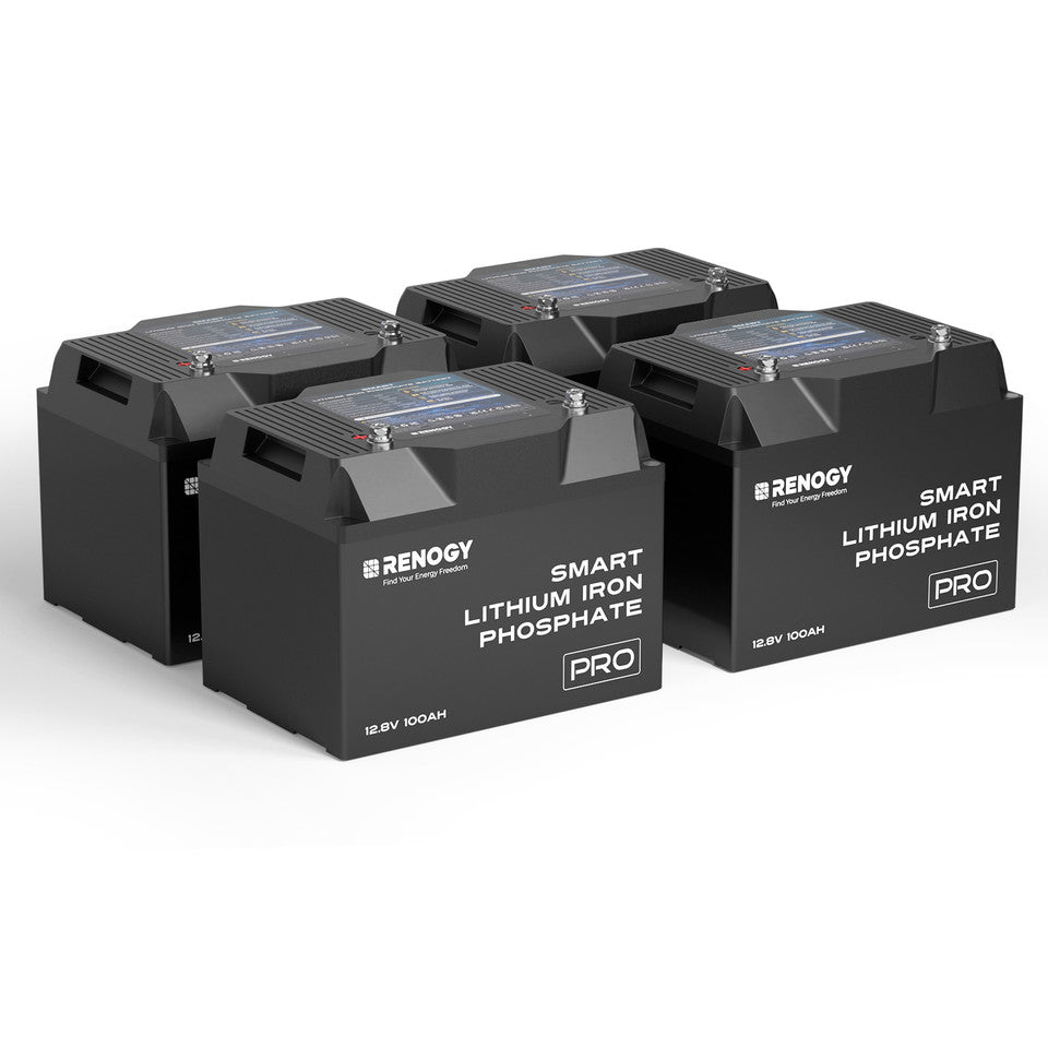 Renogy Pro - 12V 100Ah Smart Lithium Iron Phosphate Battery