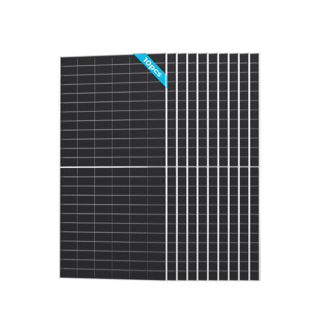 Renogy 2PCS Bifacial 590 Watt N-Type Monocrystalline Solar Panel RSP590DCT-144x2-US
