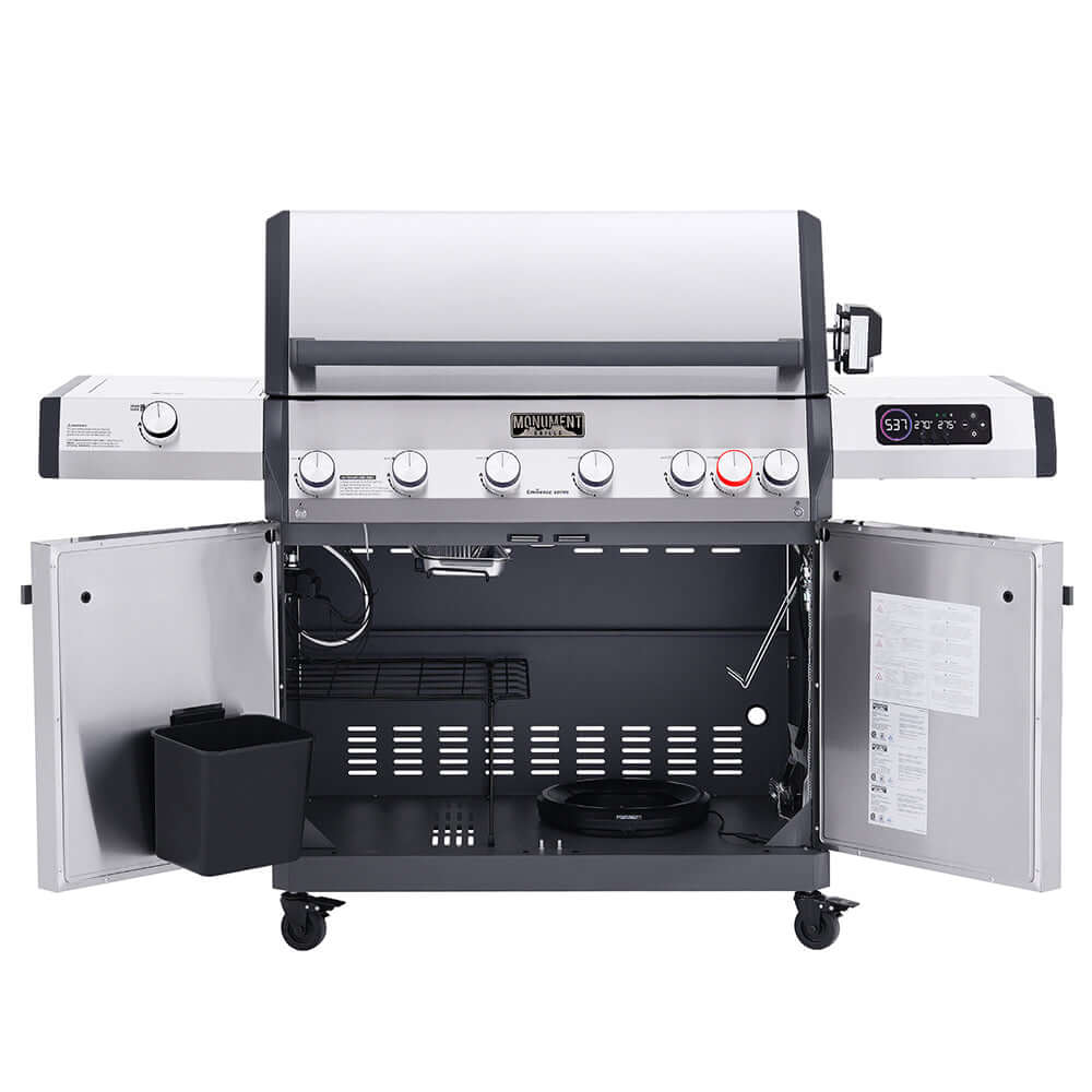 Monument Grills Eminence 605 Stainless Smart Dual Gas Grill