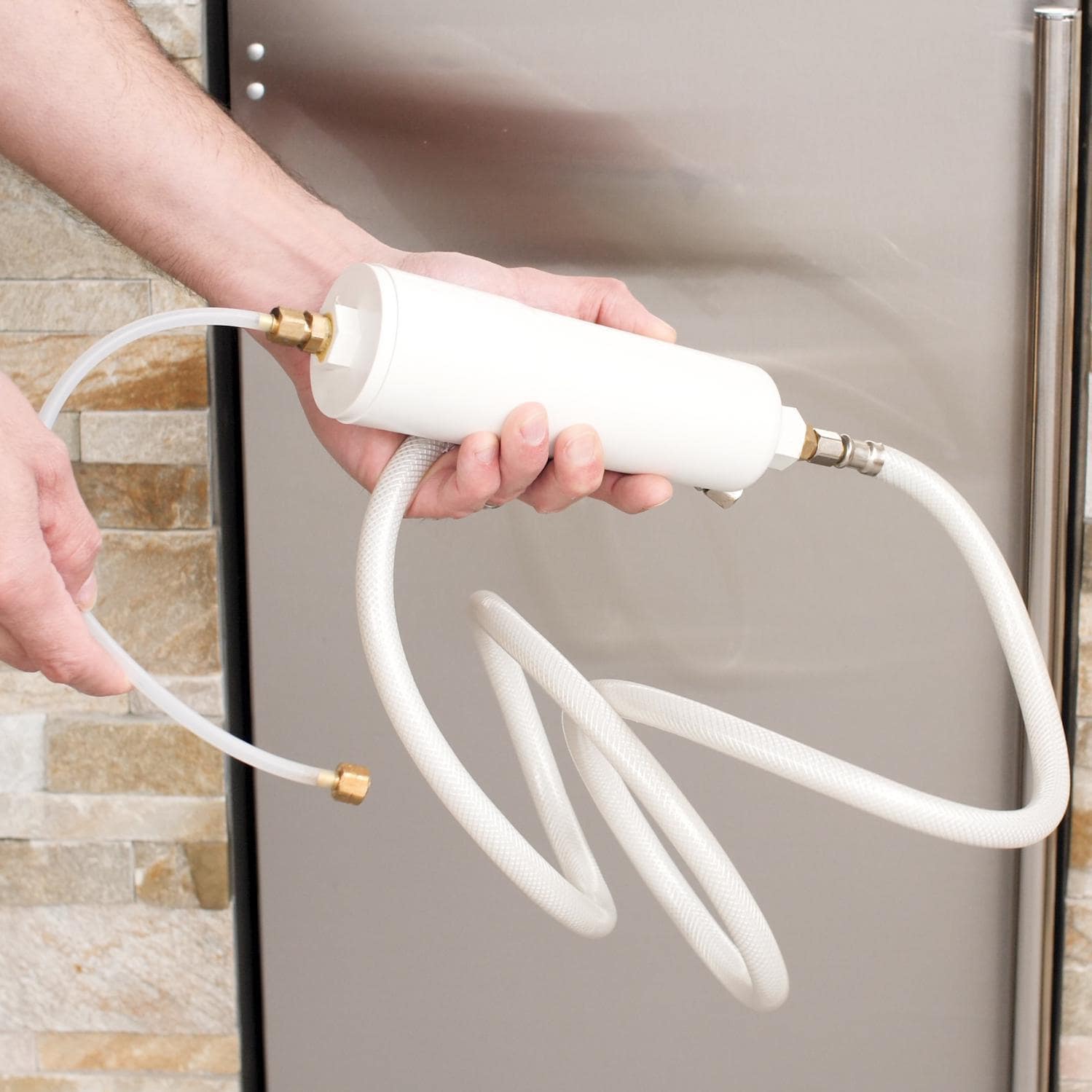 Blaze 50 Lb. 15-Inch Outdoor Rated Ice Maker w/ Gravity Drain - BLZ-ICEMKR-50GR