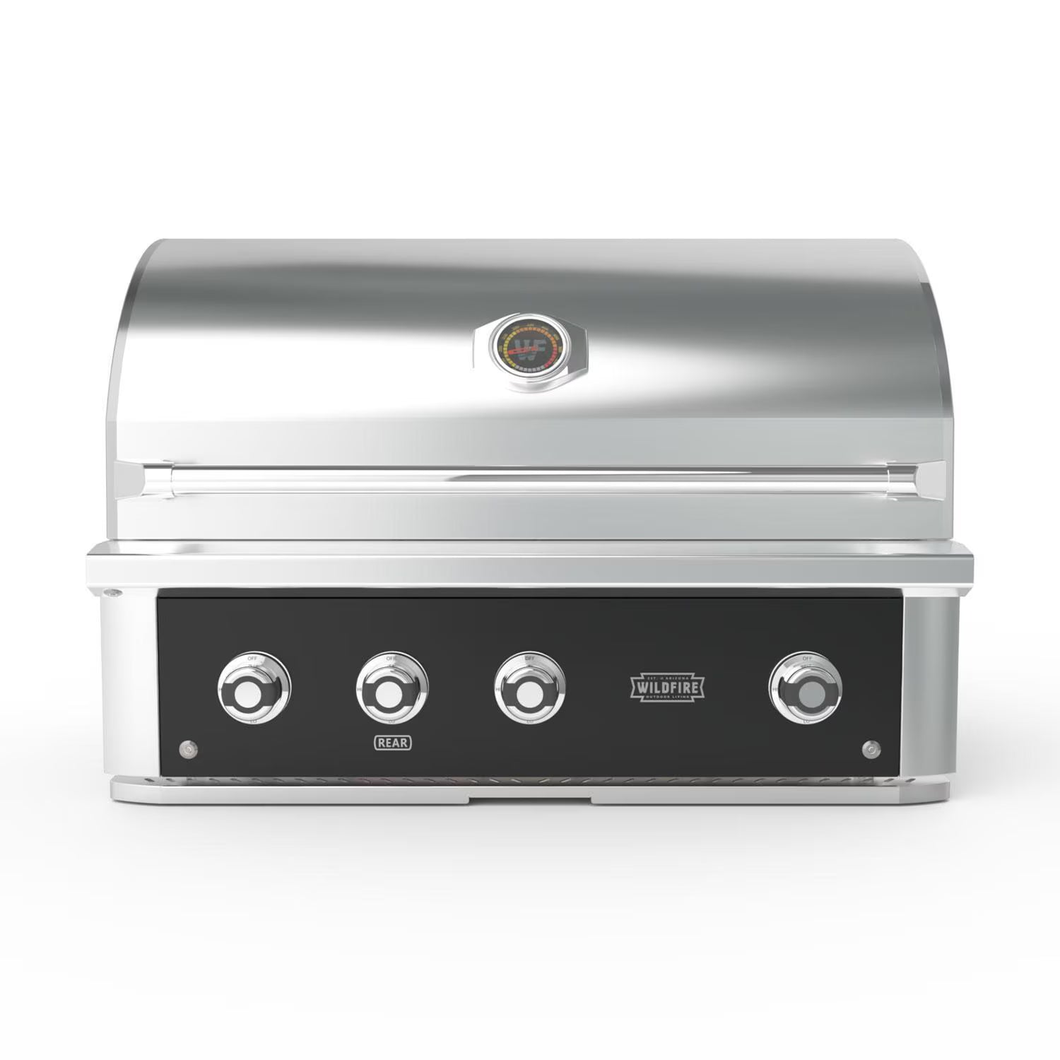 Wildfire Ranch Pro 2 Burner Built-In Black 304 SS Grill - WFPRO30G-BSS-LP