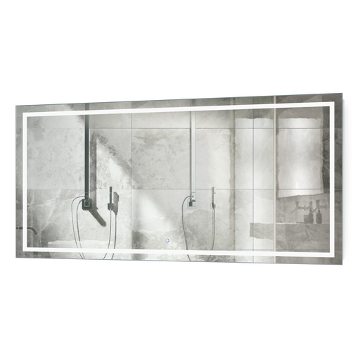 Krugg Icon 72″ X 36″ LED Bathroom Mirror w/ Dimmer & Defogger | Large Lighted Vanity Mirror