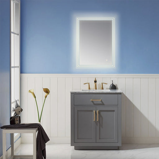 Altair Livorno Rectangle Frameless Modern LED Bathroom Vanity Mirror