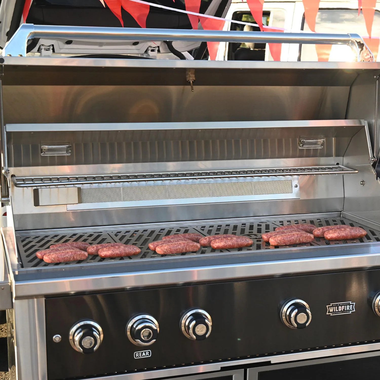 Wildfire Ranch Pro 4 Burner Built-In 304 SS Propane Grill - WFPRO42G-SS-LP