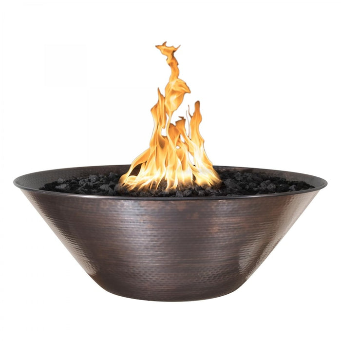 Top Fires by The Outdoor Plus Remi 31-Inch Propane Gas Fire Bowl - Copper - Match Light