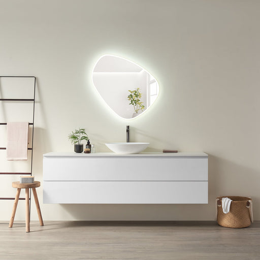 Altair Rasso Novelty Frameless Modern Bathroom/Vanity LED Lighted Wall Mirror