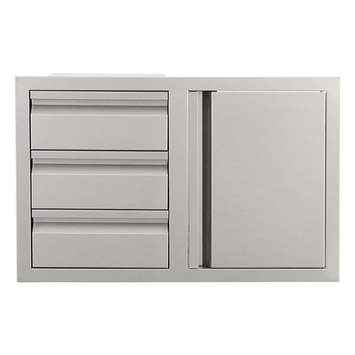 RCS Valiant Triple Drawers w/ Soft Close Left Hinge Single Door - VDC2SCL