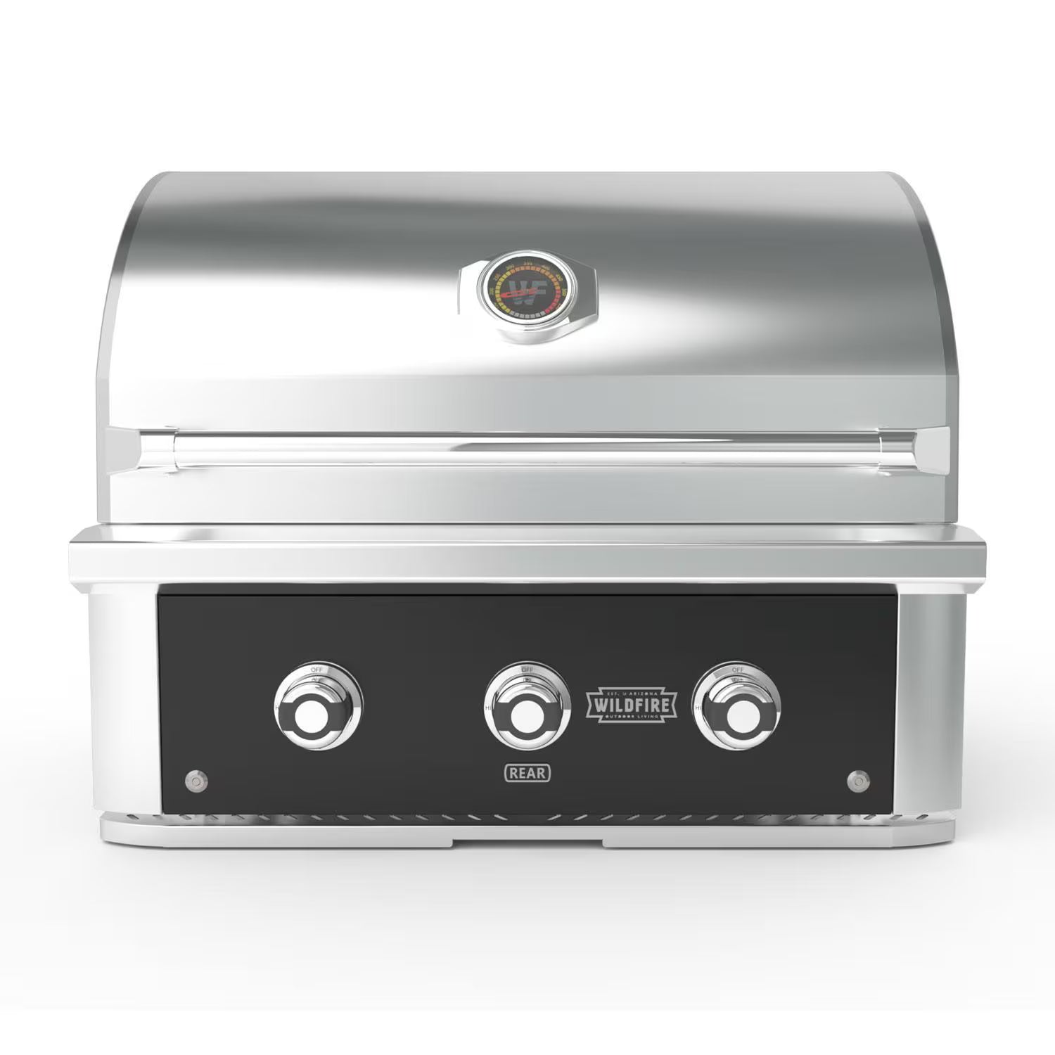 Wildfire Ranch Pro 30-in 2 Burner Gas Grill - Black 304 SS