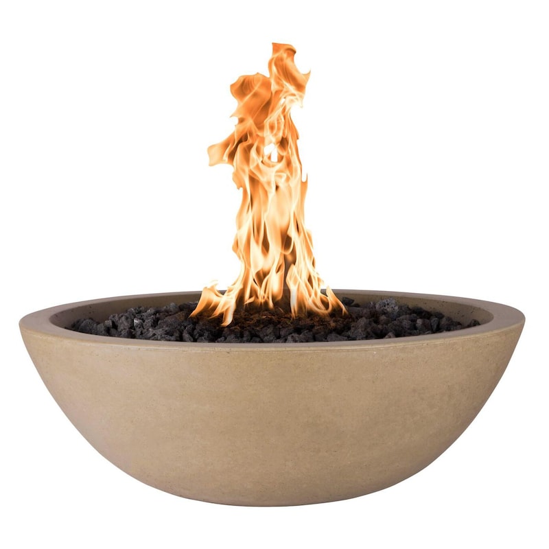 Top Fires by The Outdoor Plus Sedona 27-Inch Propane Gas Fire Bowl - Match Light