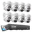 Zosi C225 4K PoE 8CH 8 Camera Spotlight Camera System + 2TB Hard Drive