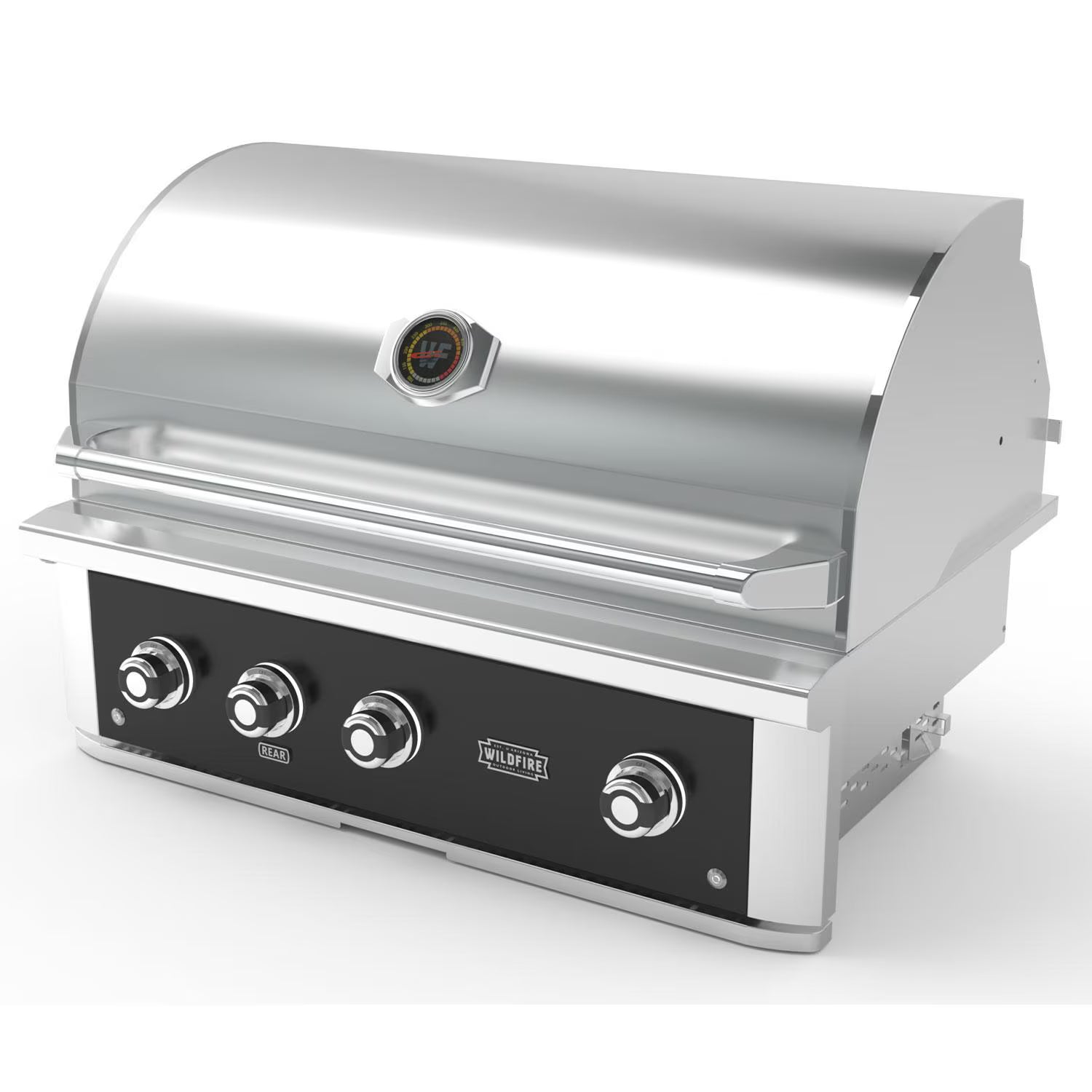 Wildfire Ranch Pro 2 Burner Built-In Black 304 SS Grill - WFPRO30G-BSS-LP