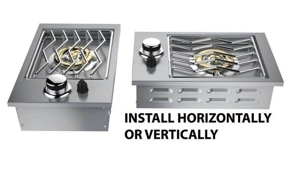 Sunstone 13″ Drop-in Single Burner – 1SSB