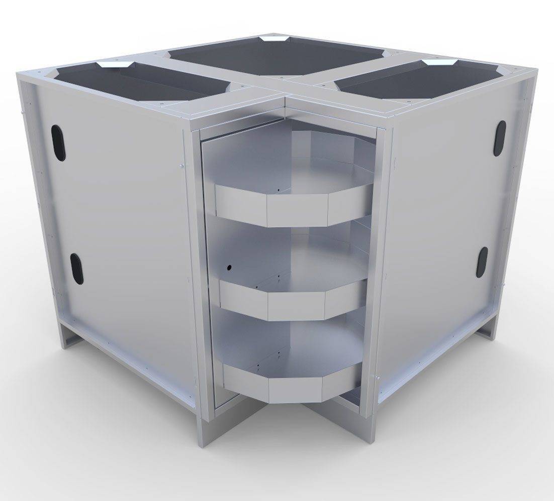 Sunstone 12″x12″ Corner Cabinet with Swivel Shelves – SBC12SLS