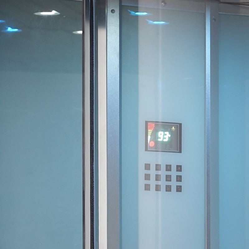 Ariel Platinum DZ962F8 White Steam Shower