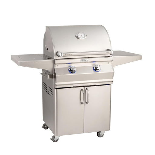 Fire Magic Aurora A430S 24-Inch Propane Gas Grill With Side Burner And Analog Thermometer - A430S-7EAP-62