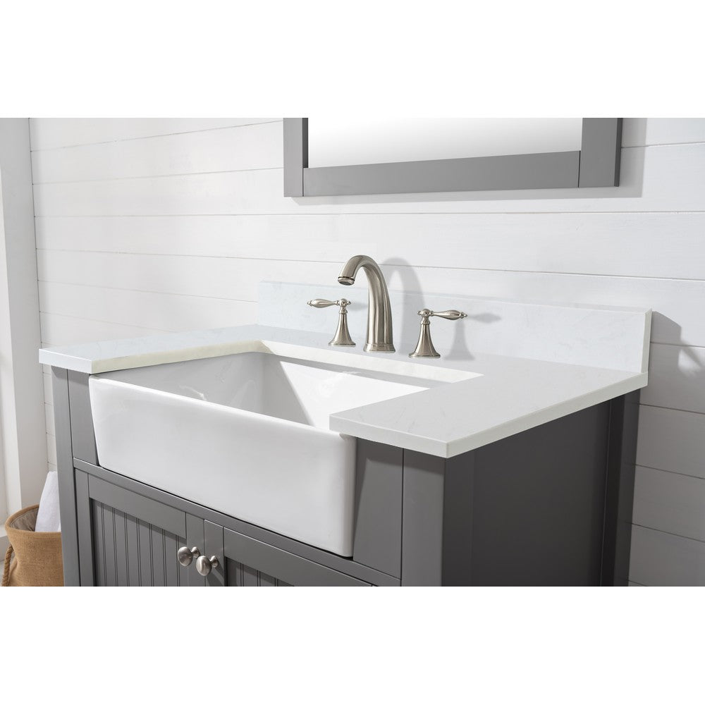 Design Element BK-36-GY Burbank 36 Inch Single Vanity