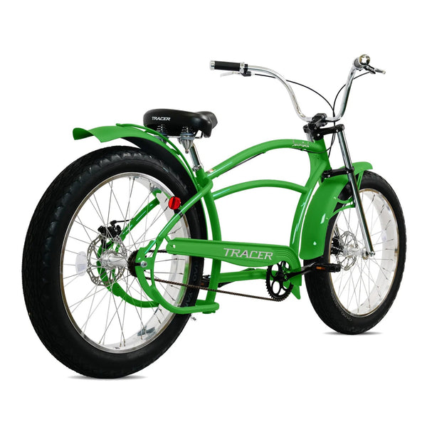 gt chopper bicycle Tracer 26" Santak GT Chopper Stretch Cruiser 1-Speed Fat Tire Bike MB-SANTAK-BL