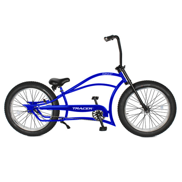 gt chopper bicycle Tracer 26" Siena GT Chopper Stretch Cruiser Fat Tire Oversized Frame Bike