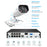 Zosi C182 4K 8CH 2-Cam PoE Security System + 2TB Hard Drive
