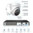 Zosi C225 4K 16CH 12 Camera POE Security System + 4TB Hard Drive