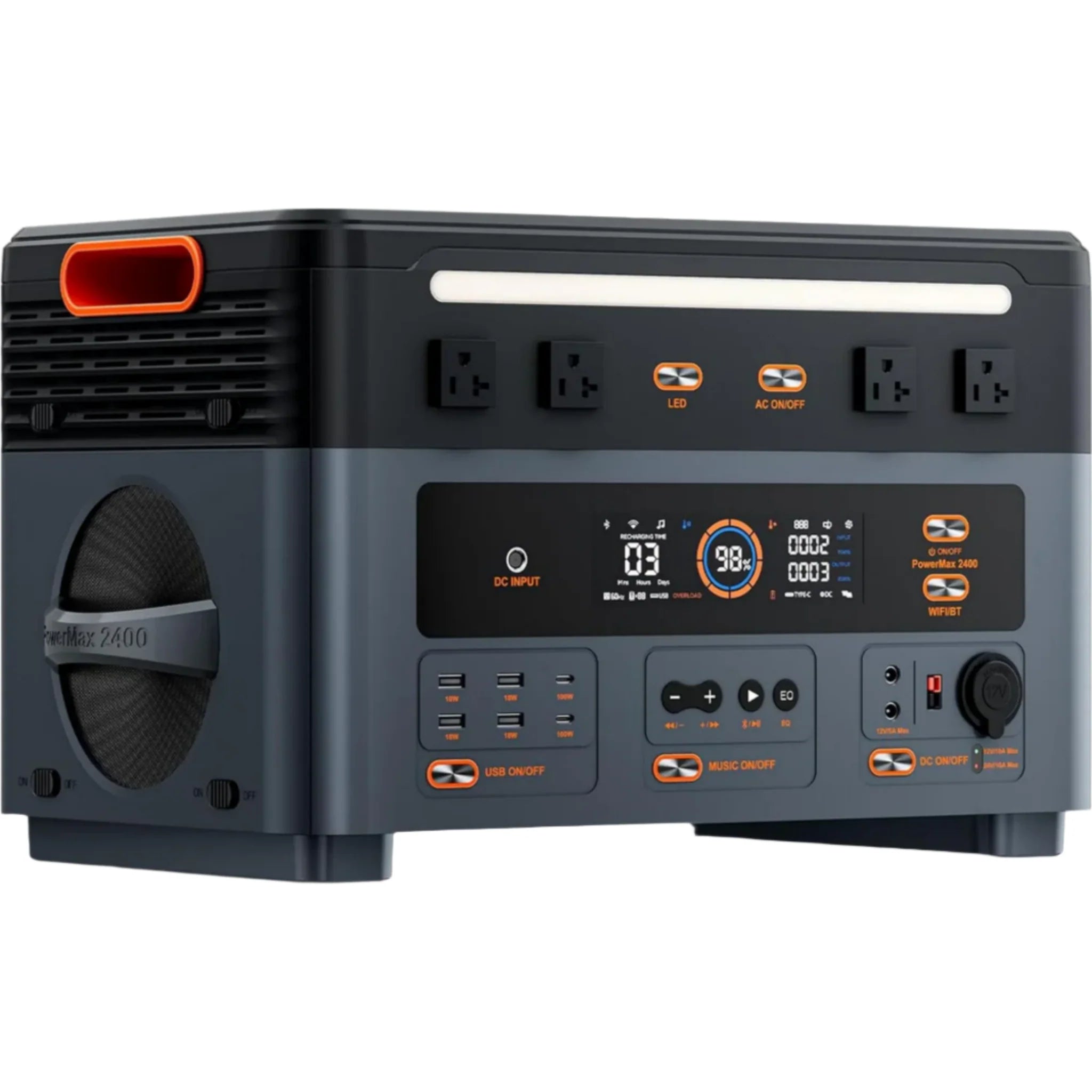 Oscal PowerMax 2400 2400W Portable Power Station with 1872Wh Expandable Capacity