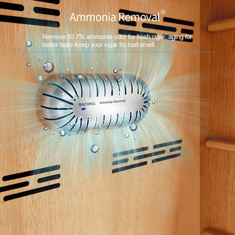 Raching MON1800A Cigar Climate Control Humidor Cabinet with Ammonia Removal