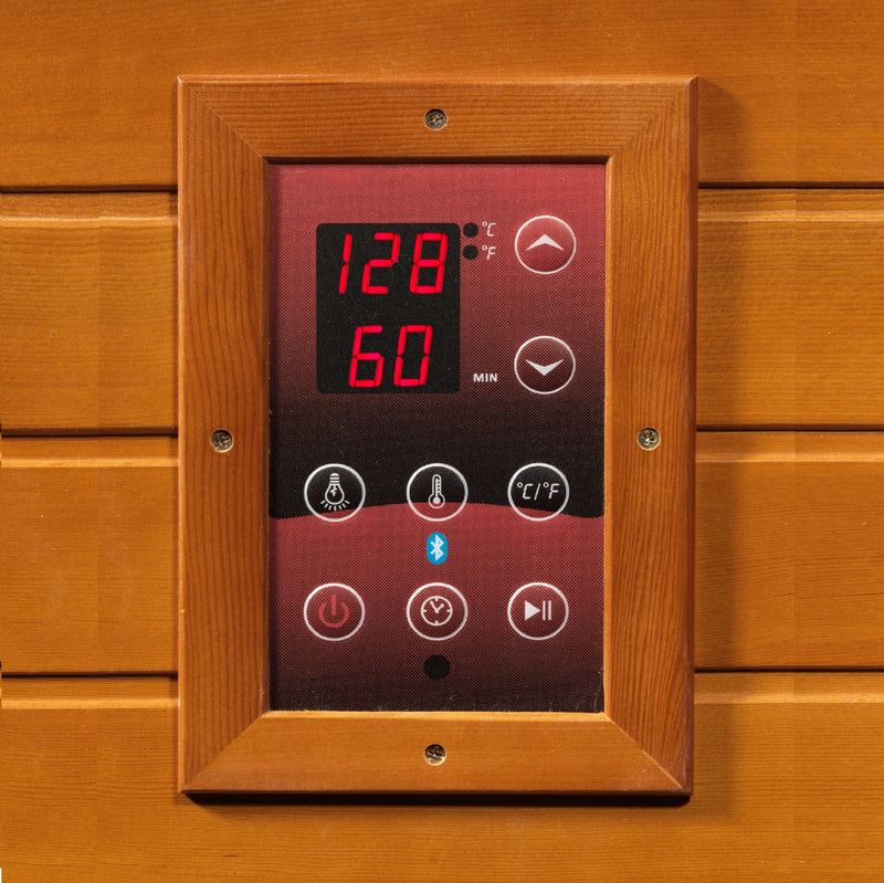 Golden Designs Dynamic "Venice" 2 Person Ultra Low EMF FAR IR Sauna (DYN-6210-01 Elite)