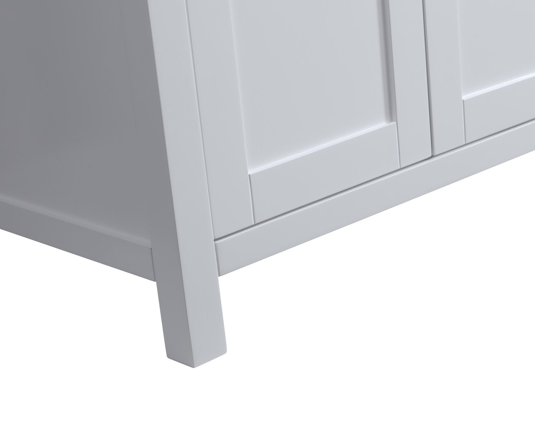 Design Element London 71.5" Double Sink Vanity Cabinet Only in White